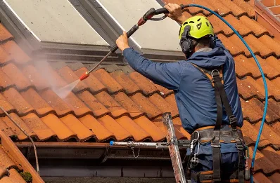 Démoussage et hydrofuge de toiture aux Molières